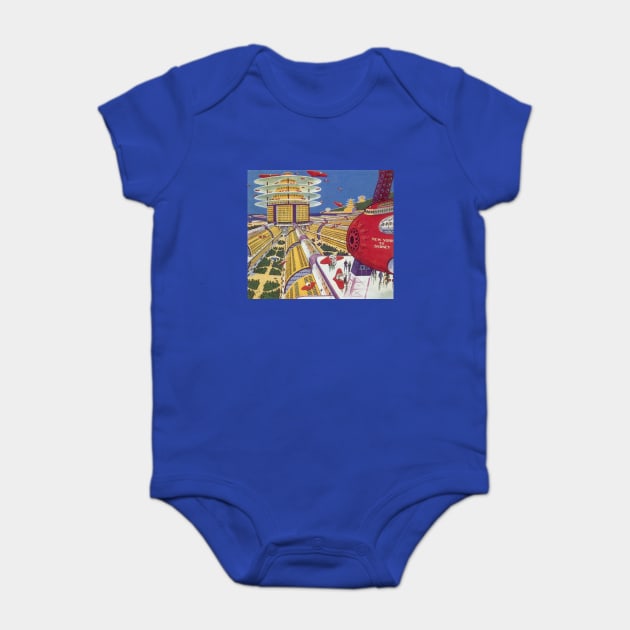 Vintage Science Fiction Baby Bodysuit by MasterpieceCafe